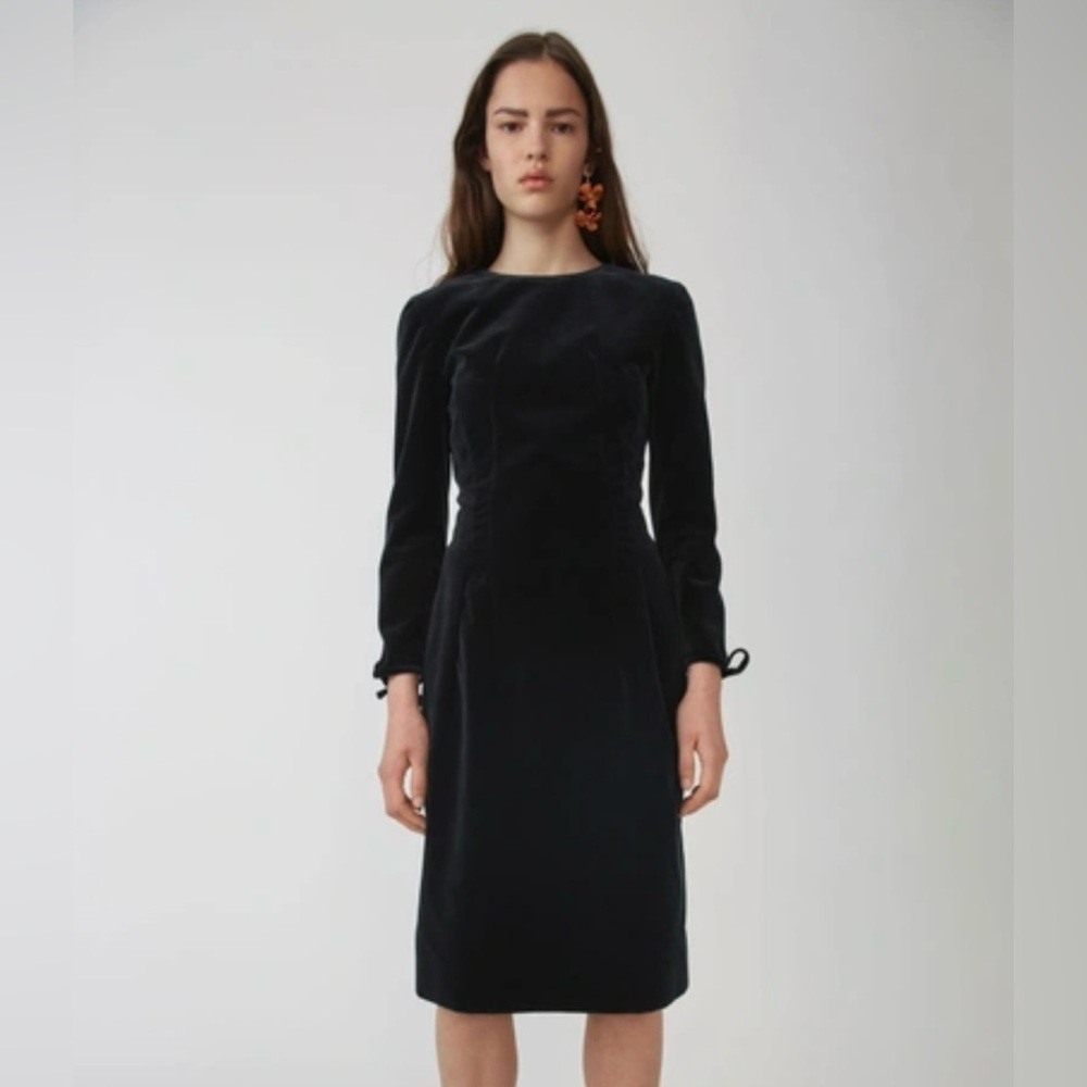Acne Studio velvet dress